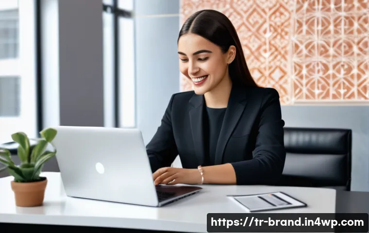브랜드 신뢰 구축을 위한 고객 리뷰 관리 - A modern Turkish e-commerce customer service scene showing a professional woman in business casual a...