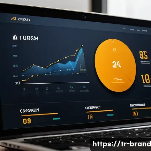 Home 31 경쟁사 분석을 통한 온라인 브랜딩 전략 - A modern Turkish e-commerce website dashboard showing competitor analysis data: sleek user interface...