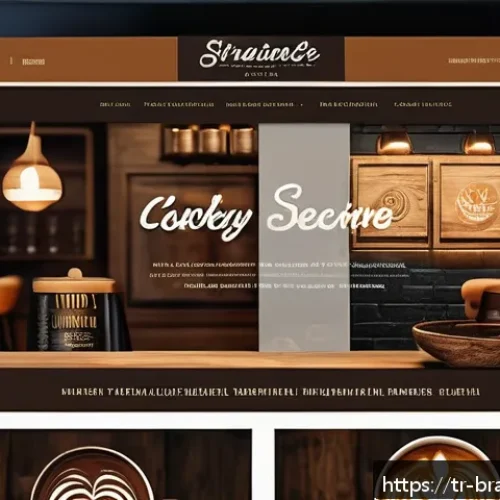 Home 17 온라인 브랜드 레퍼런스를 활용한 디자인 아이디어 - A warm and inviting digital coffee brand homepage design, featuring a rich color palette of earthy b...